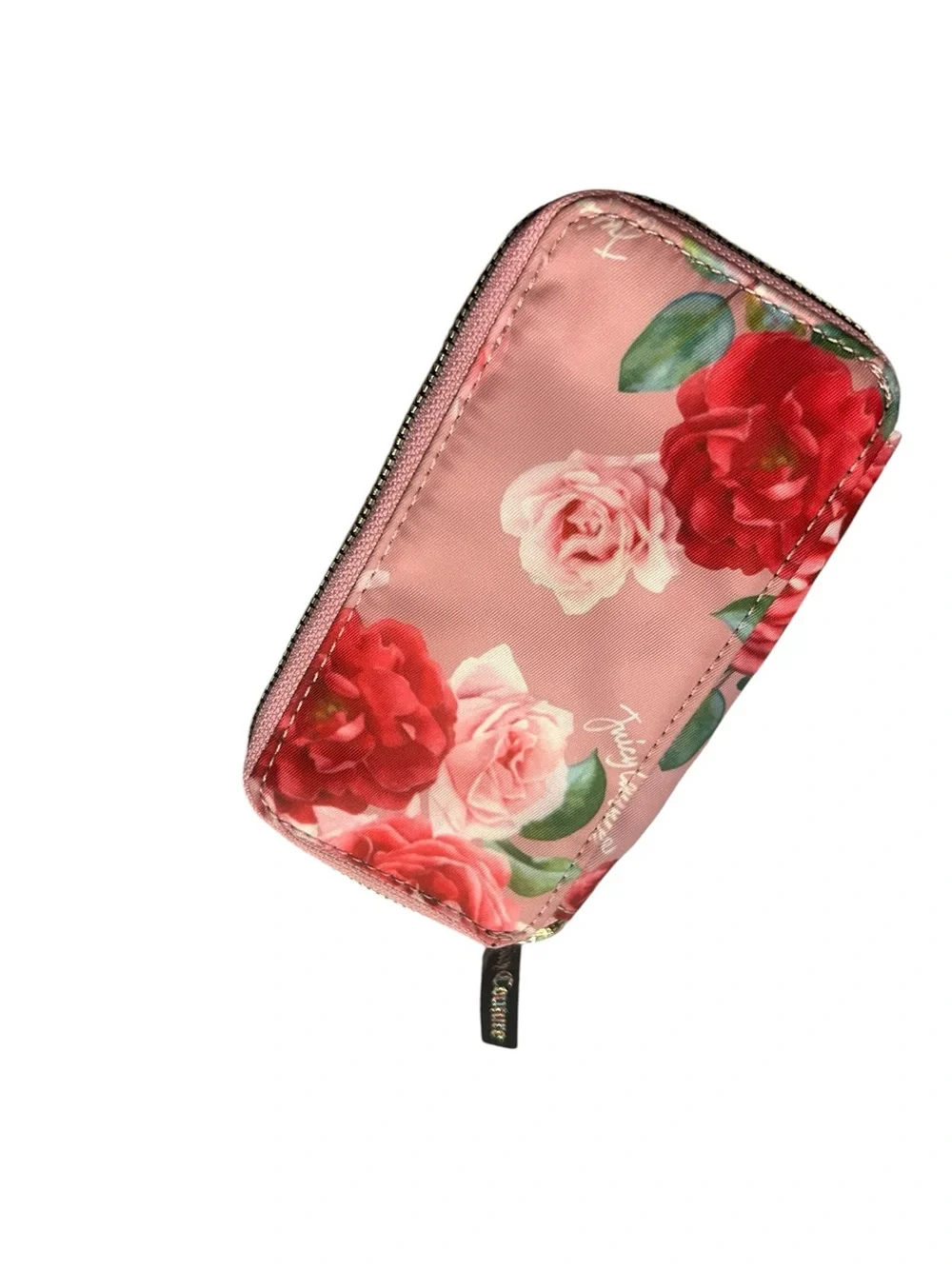 Juicy couture  Zip Wallet - Pink Rose Print